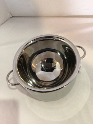 West Elm Silver Stainless Steel Ice Bucket