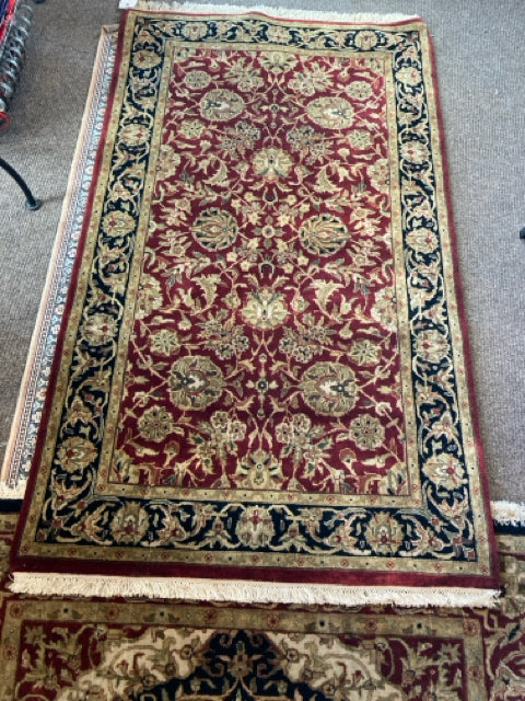 Oriental Wool Red/Black Rug