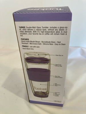 Purple Glass Tumbler