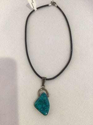 Sterling Silver Turquoise Necklace