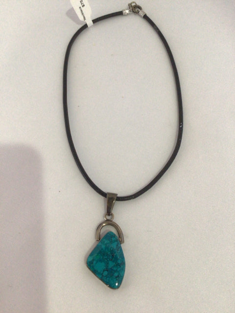 Sterling Silver Turquoise Necklace