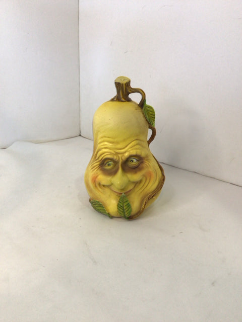 Halloween Yellow Resin Pumpkin Holiday Item