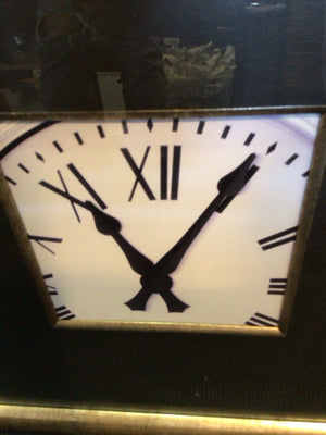 Paragon Modern Black/White Clock Framed Art