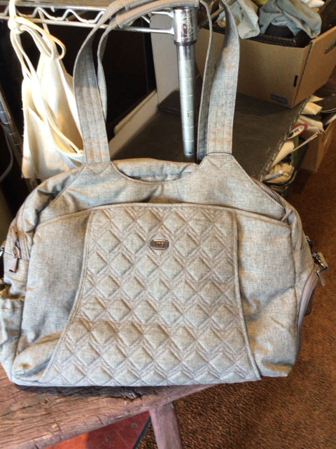 Fabric Gray Luggage