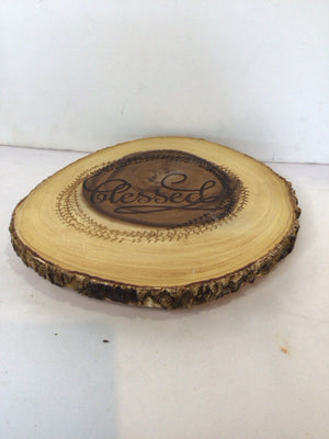 Natural Wood Blessed Tray