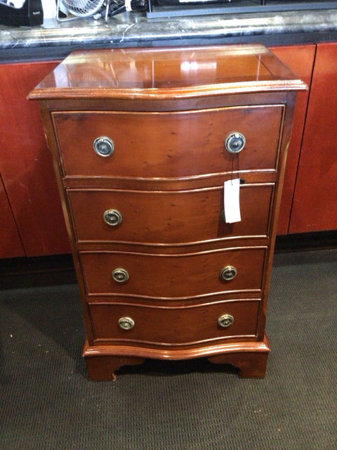 4 Drawer Wood Brown Chest/Dresser