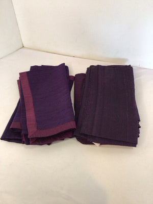 PIER 1 Set of 6 Purple Napkins