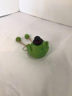 Green Resin Cabbage Figurine