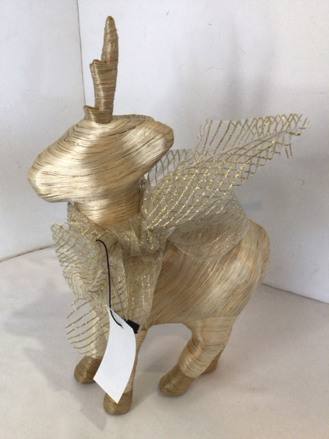 Christmas Cream Thread Reindeer Holiday Item