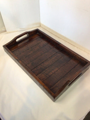 Brown Wood Tray