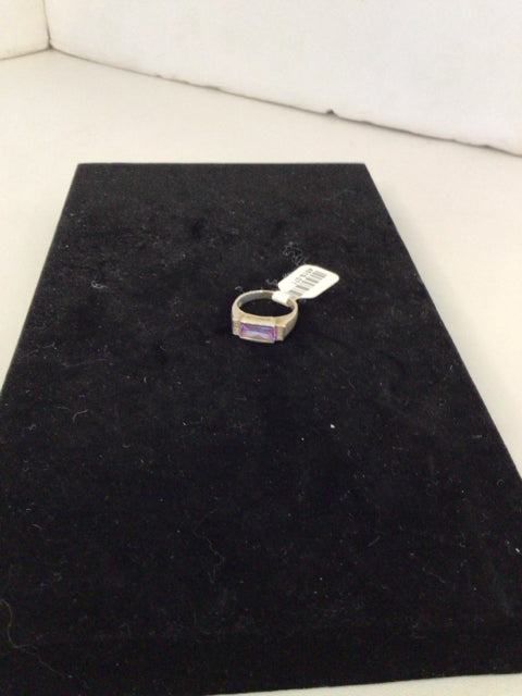 Sterling Silver Lavender Ring