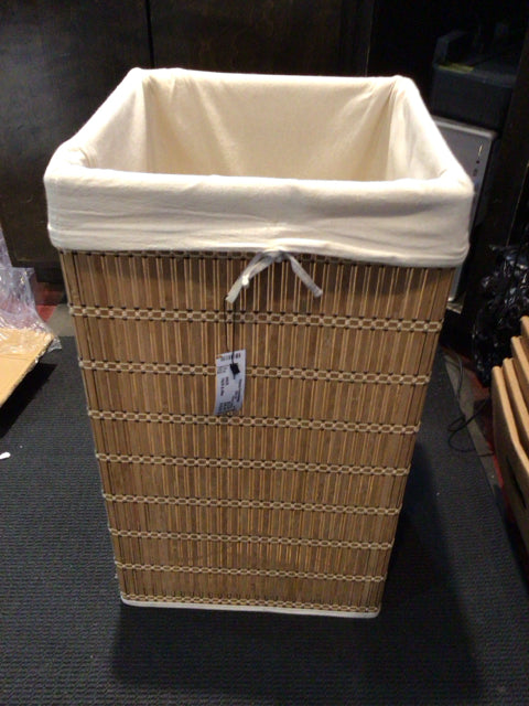 Natural Bamboo Clothes Hamper Basket