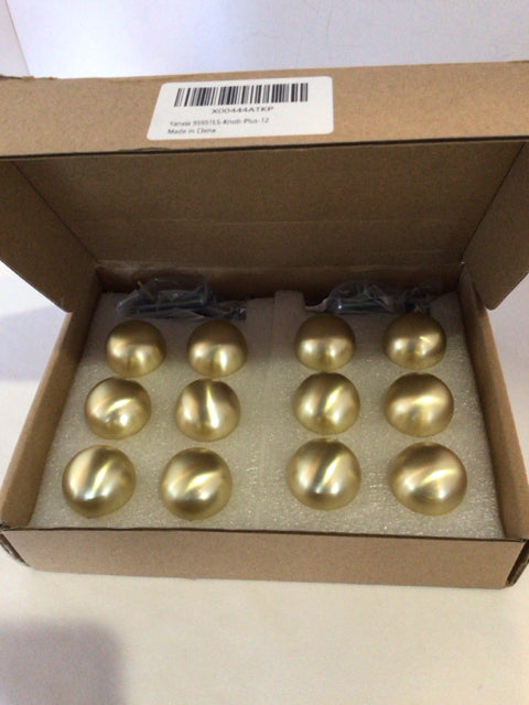 Set of 12 Metal Gold Hardware