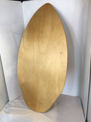 Freaki Tiki Yellow/Green Wood Surfboard Sign