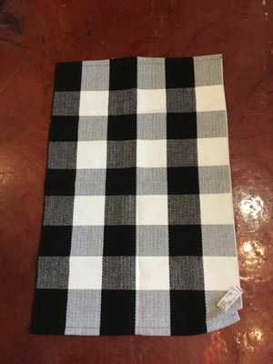 Checkerboard Mat Black/White Rug