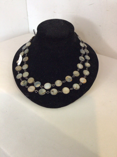 Brown Circles Necklace
