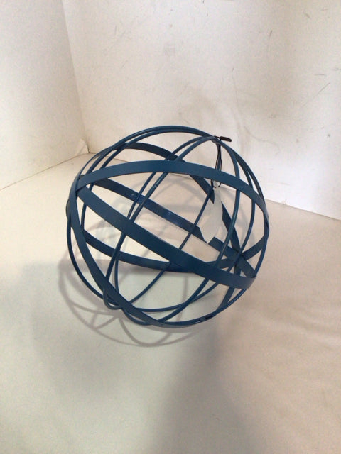 Blue Metal Ball Garden Access.