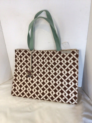 Spartina Brown/White Woven Bag