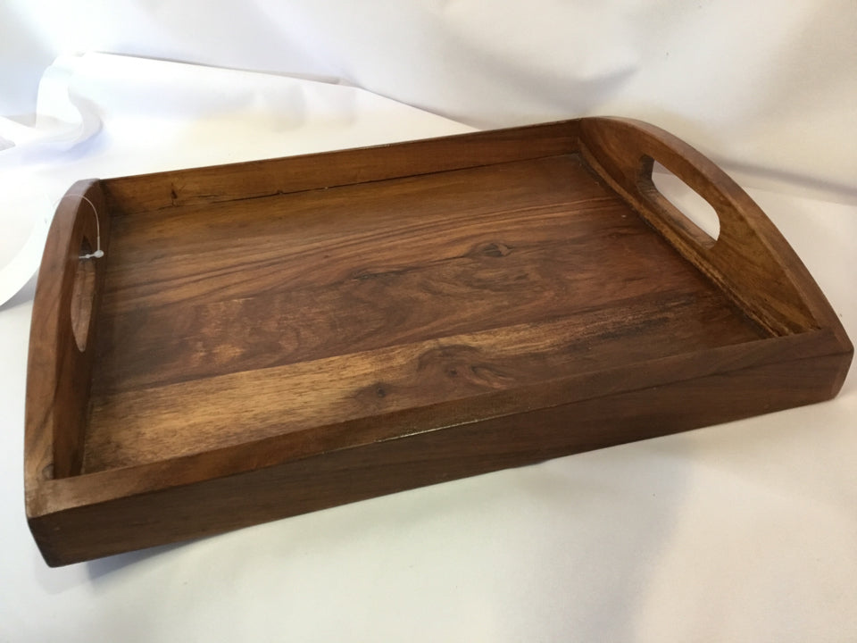 Brown Wood Tray