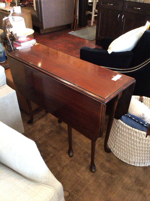 Drop Leaf Wood Cherry Table