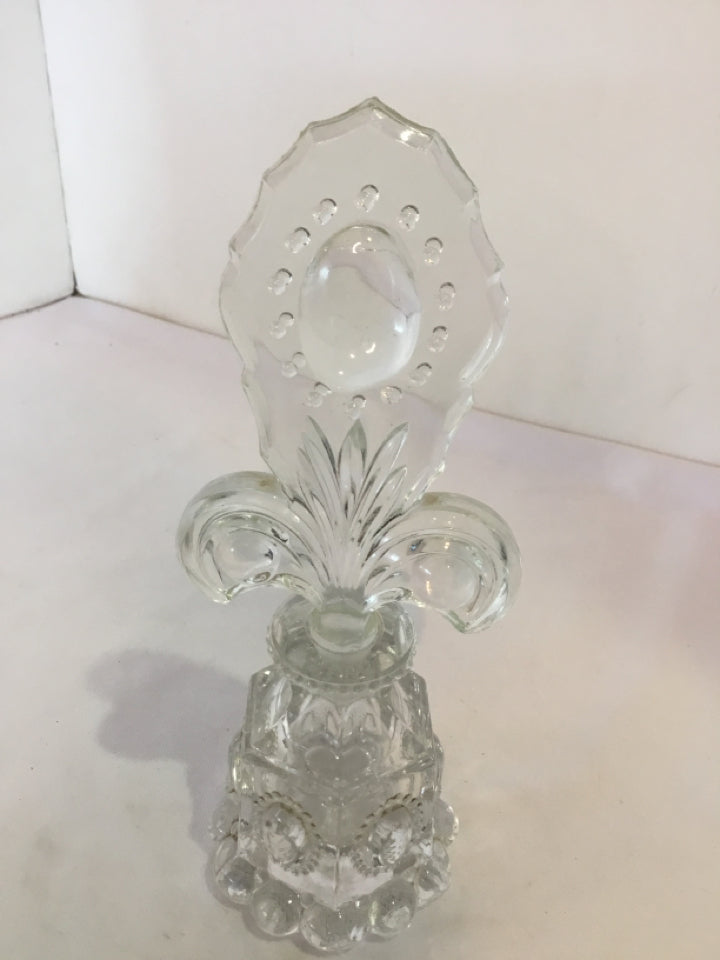 Vintage Clear Perfume Bottle