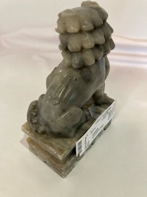 Vintage Chinese Gray Soapstone Foo Dog Figurine