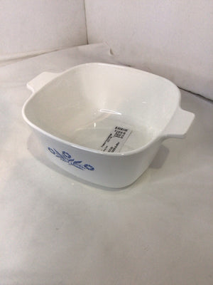 Corningware White/Blue Floral Baking Dish