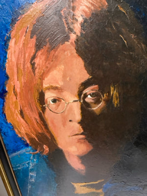 Signed Original John Lennon Framed Art