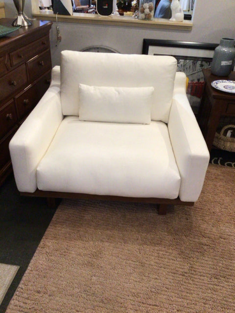 Castlery Modern White Chair 296HN9UP