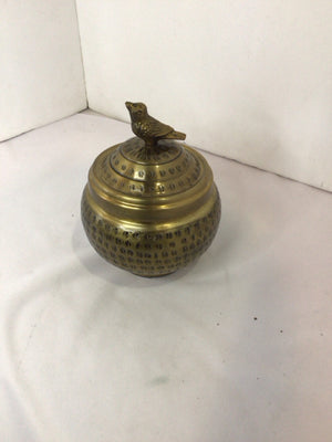 Creative Co-op Gold Metal Canister