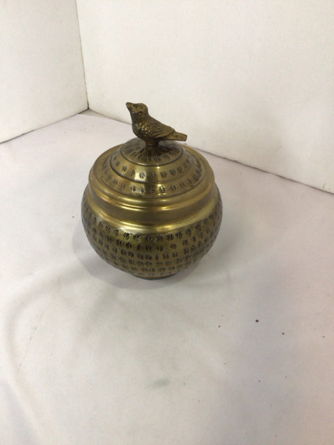 Creative Co-op Gold Metal Canister