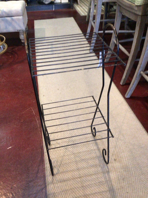 Black Metal Tiered Plant Stand