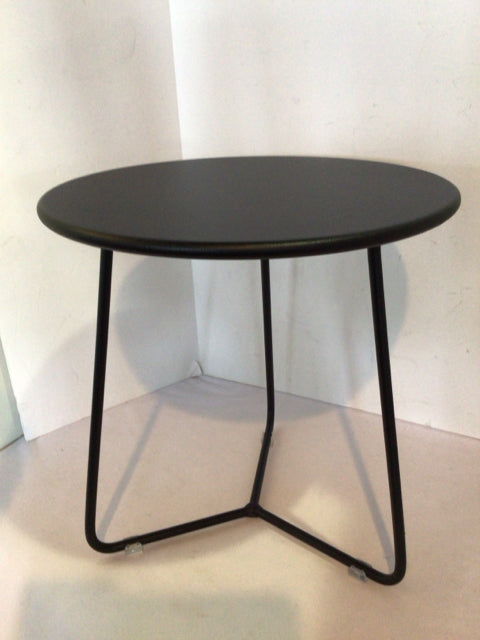 2Modern Metal Black Table 8FXLG29M
