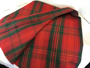 Christmas Red/Green Cotton Round Tablecloth Holiday Item