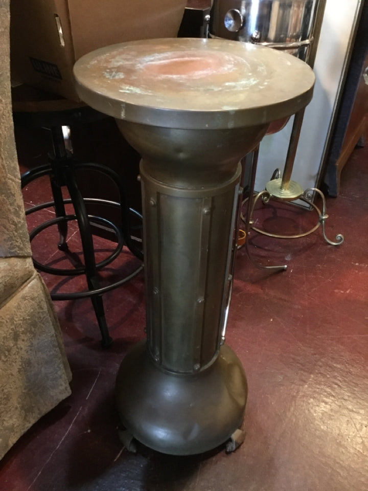 Copper Column Plant Stand