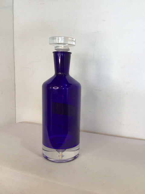 Blue Glass Decanter