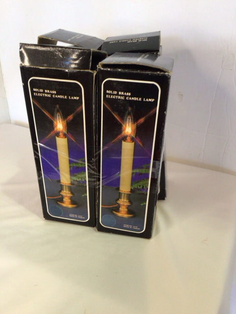 Set of 4 Candlestick Lamp Holiday Item