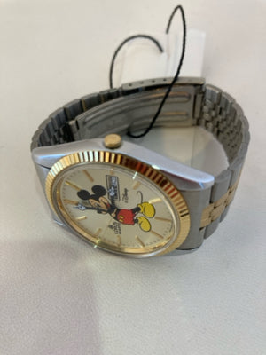 Lorus Silver/Gold Mickey Mouse Watch