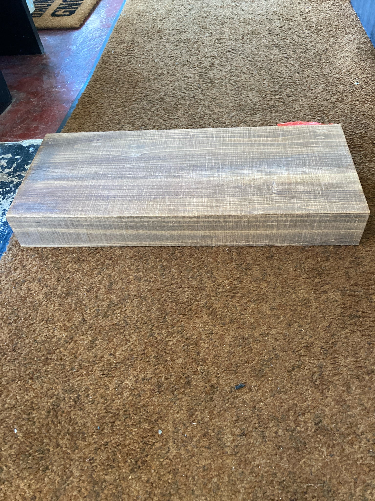 Brown Wood Ledge Shelf