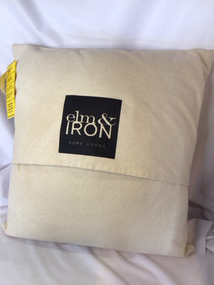 Elm & Iron White/Black Cotton Columbus Pillow