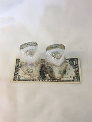 Anthropologie Shot glass Gold Trim Glass Pair Glasses