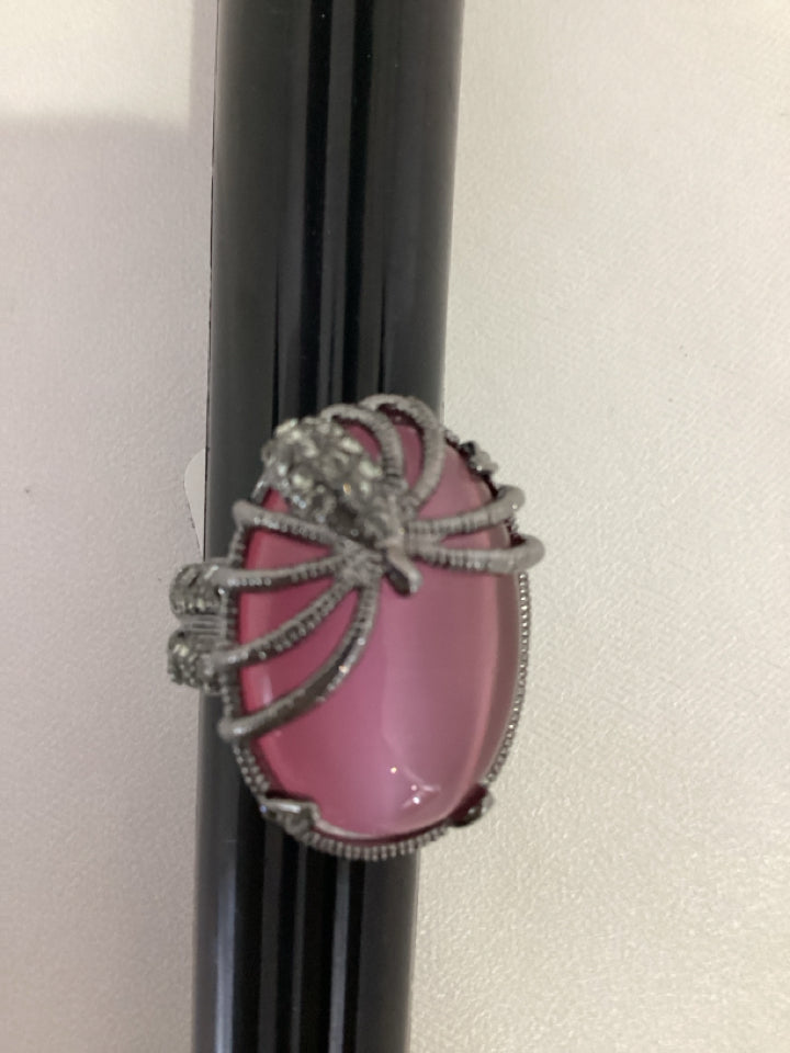 Purple Rhinestone Ring