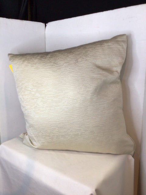White Woven Pillow