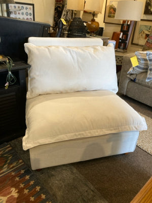 Homebody Armless White Chair 4W8RS3WH