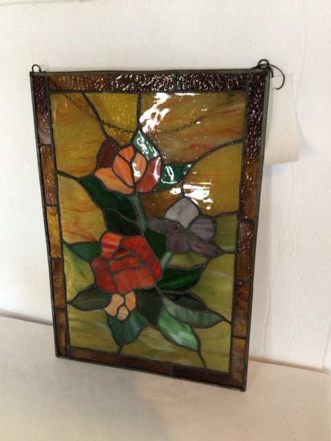 Multi Glass Flower Stained Glass