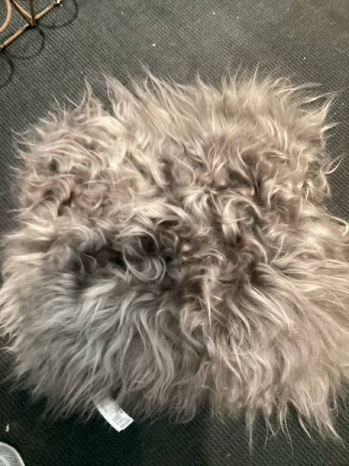 Fur Sheep Gray Rug