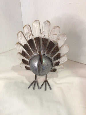 Fall Wood/Metal Turkey Holiday Item