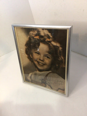 Signed Photo Black/White Shirley Temple Framed Art