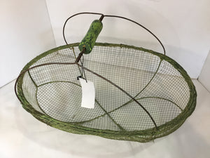 Green Wire Basket
