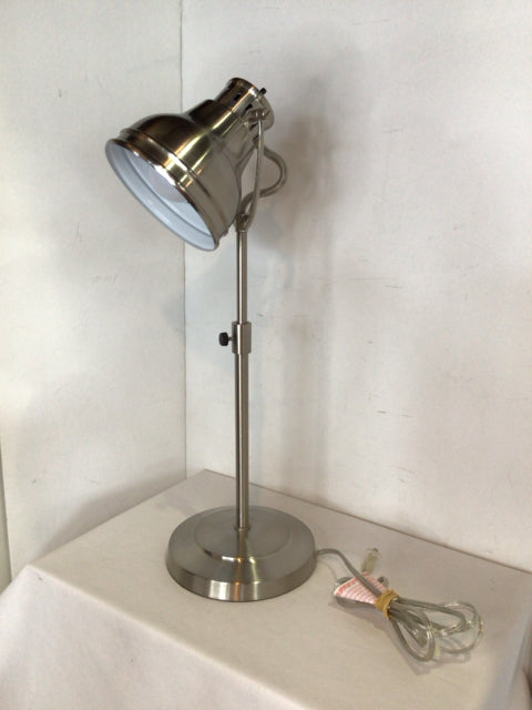 Chrome Metal Adjustable Lamp